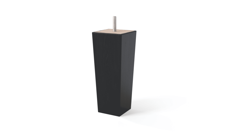 C10861031-Koonus-puitjalg-must-18-cm
